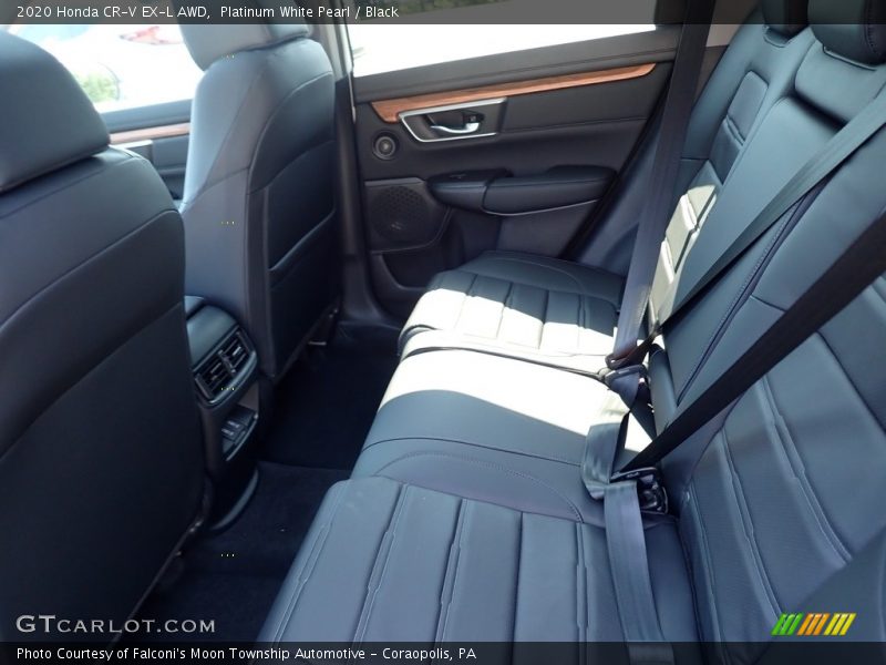 Platinum White Pearl / Black 2020 Honda CR-V EX-L AWD