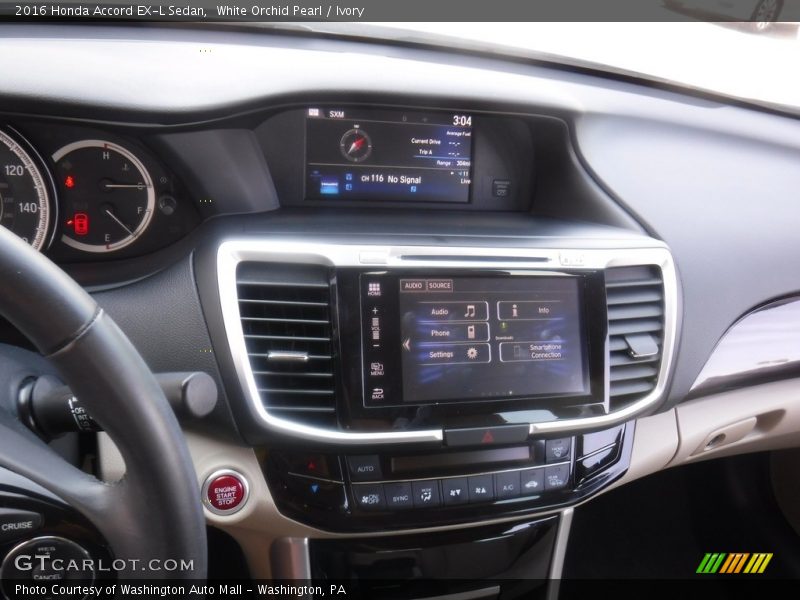 White Orchid Pearl / Ivory 2016 Honda Accord EX-L Sedan