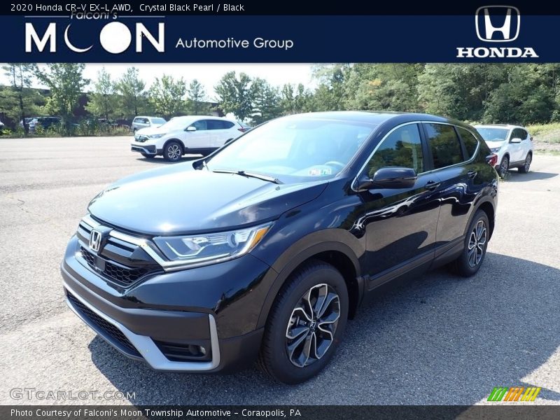 Crystal Black Pearl / Black 2020 Honda CR-V EX-L AWD