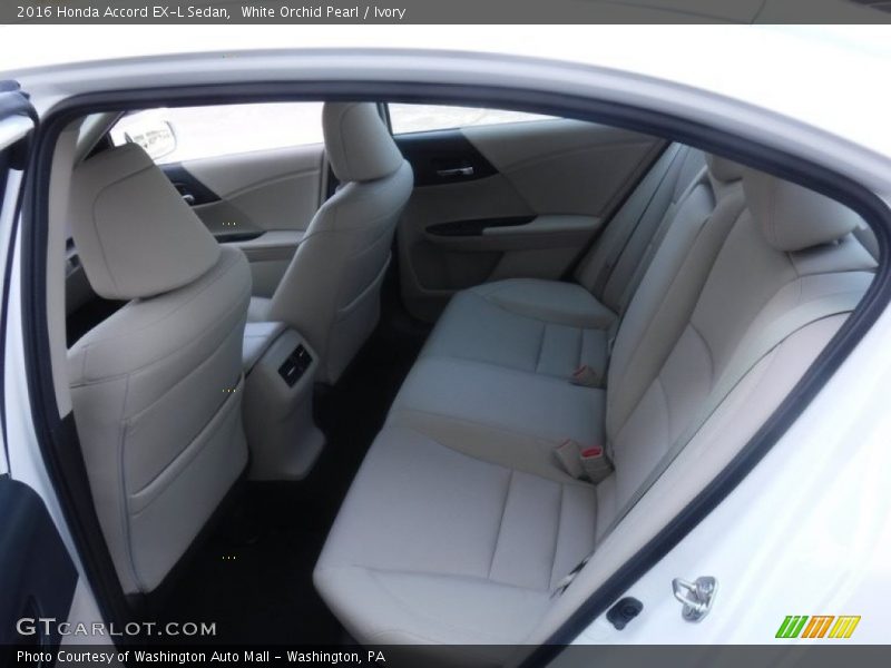 White Orchid Pearl / Ivory 2016 Honda Accord EX-L Sedan