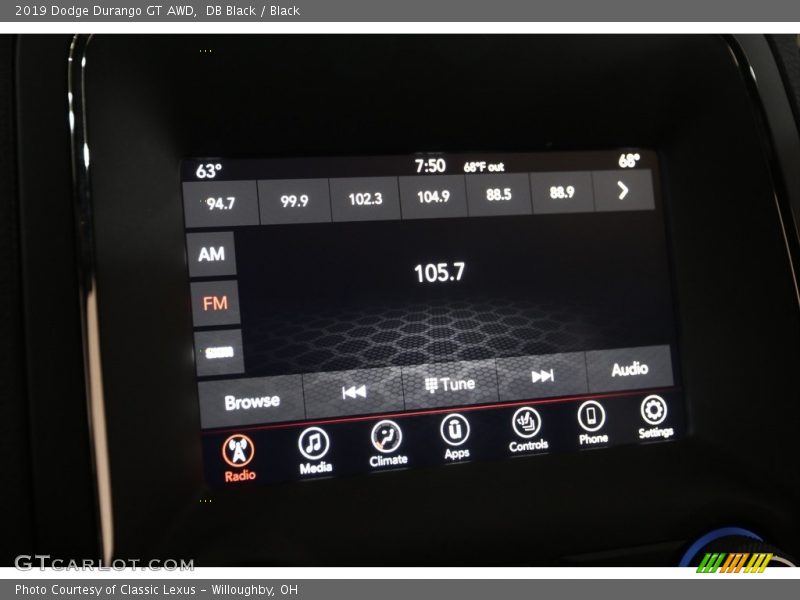 DB Black / Black 2019 Dodge Durango GT AWD