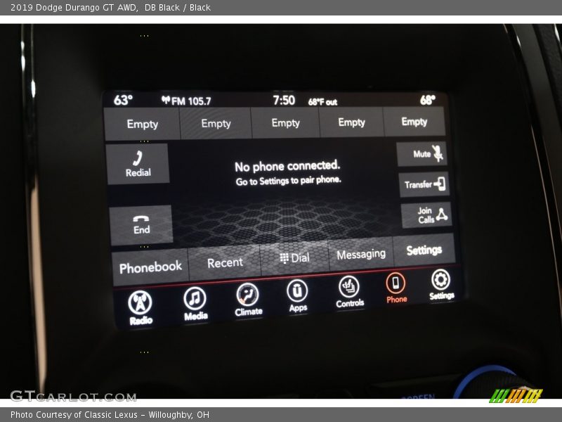 DB Black / Black 2019 Dodge Durango GT AWD