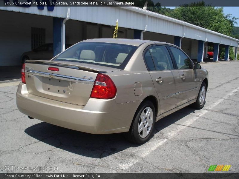 Sandstone Metallic / Cashmere Beige 2006 Chevrolet Malibu LT V6 Sedan