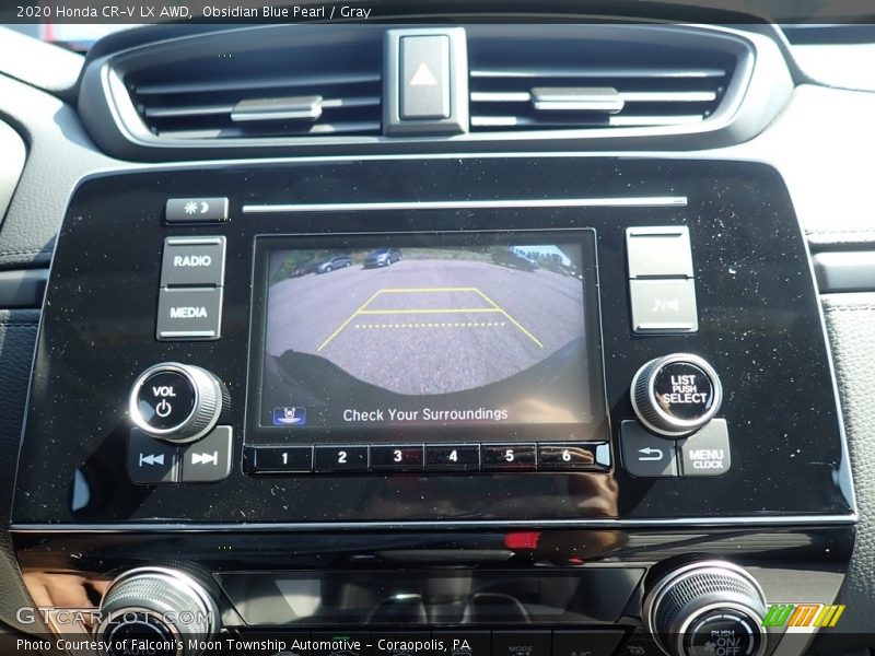 Obsidian Blue Pearl / Gray 2020 Honda CR-V LX AWD