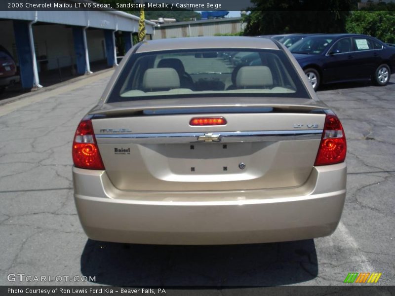 Sandstone Metallic / Cashmere Beige 2006 Chevrolet Malibu LT V6 Sedan