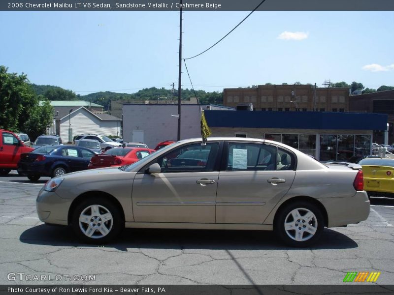 Sandstone Metallic / Cashmere Beige 2006 Chevrolet Malibu LT V6 Sedan