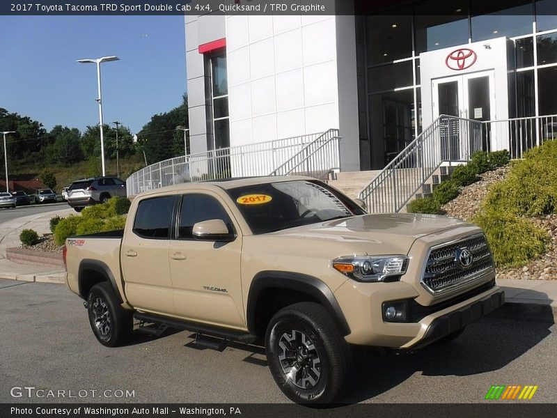 Quicksand / TRD Graphite 2017 Toyota Tacoma TRD Sport Double Cab 4x4