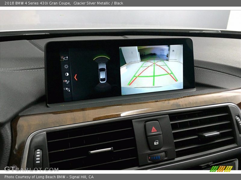 Glacier Silver Metallic / Black 2018 BMW 4 Series 430i Gran Coupe