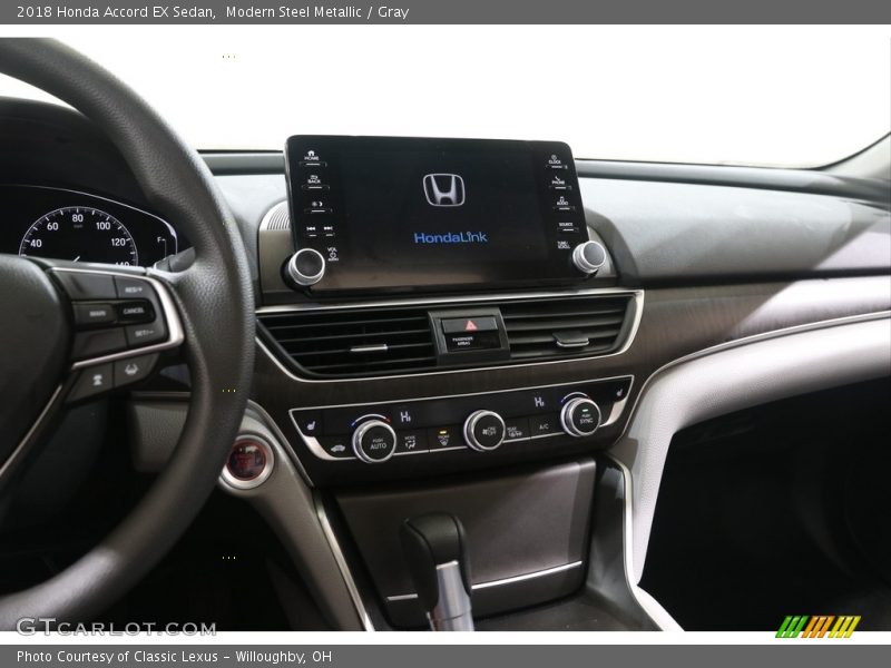 Modern Steel Metallic / Gray 2018 Honda Accord EX Sedan