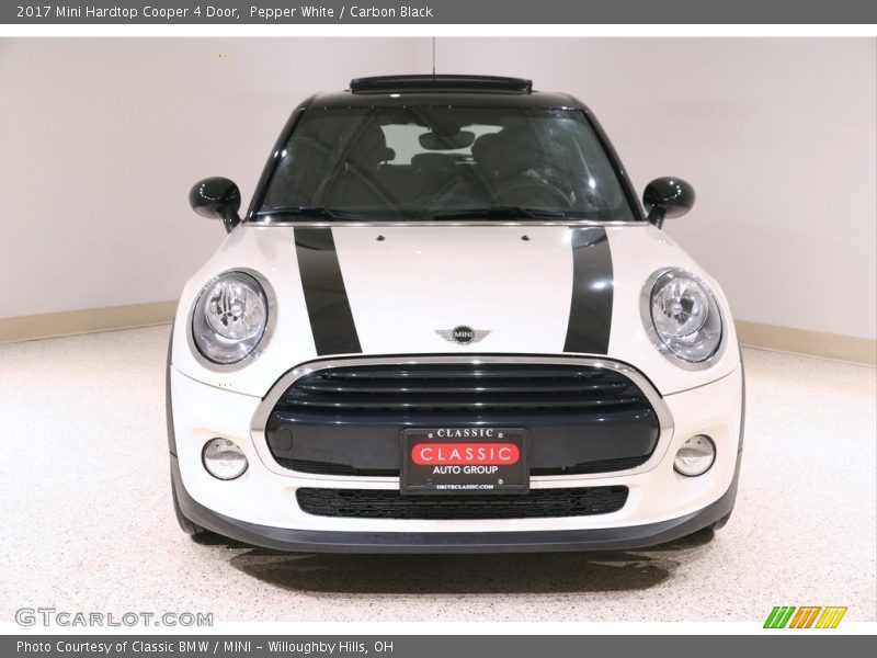 Pepper White / Carbon Black 2017 Mini Hardtop Cooper 4 Door