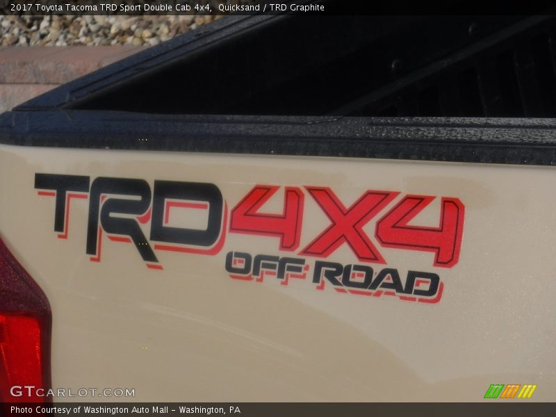 Quicksand / TRD Graphite 2017 Toyota Tacoma TRD Sport Double Cab 4x4
