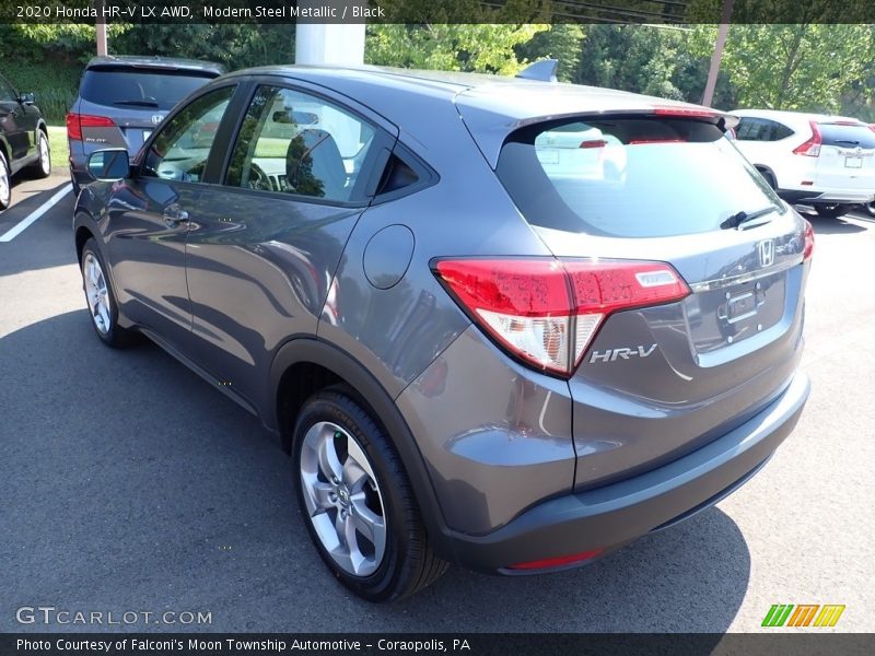 Modern Steel Metallic / Black 2020 Honda HR-V LX AWD