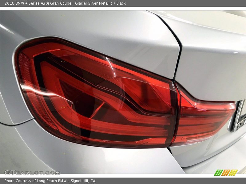 Glacier Silver Metallic / Black 2018 BMW 4 Series 430i Gran Coupe