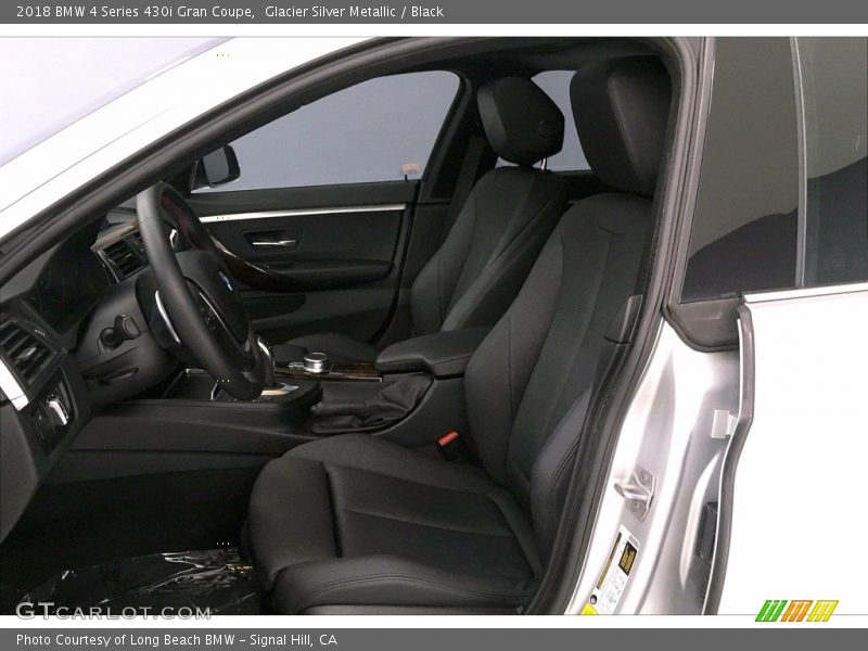 Glacier Silver Metallic / Black 2018 BMW 4 Series 430i Gran Coupe