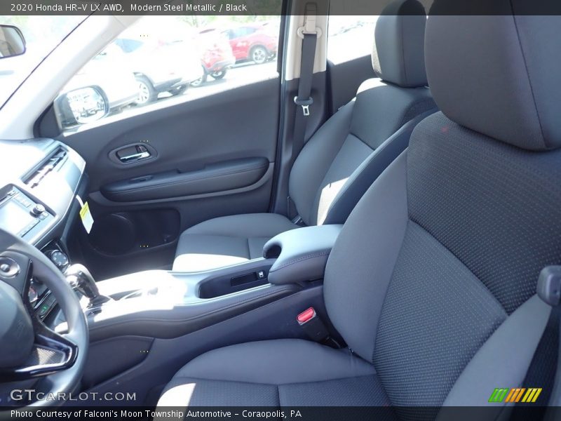 Modern Steel Metallic / Black 2020 Honda HR-V LX AWD