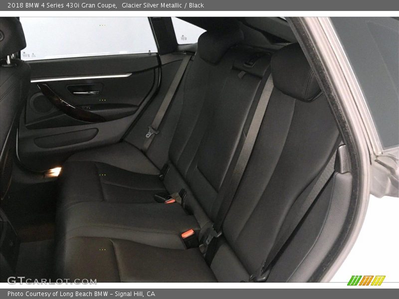Glacier Silver Metallic / Black 2018 BMW 4 Series 430i Gran Coupe