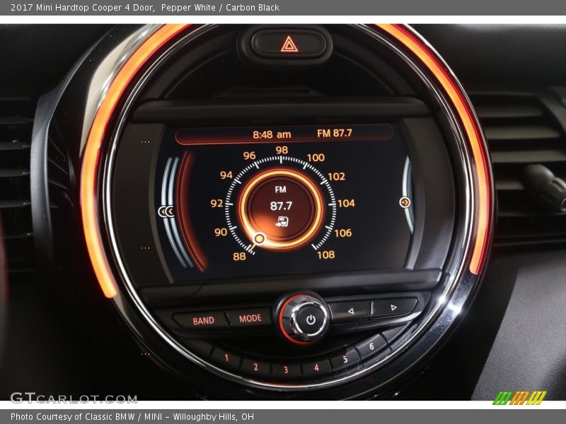 Pepper White / Carbon Black 2017 Mini Hardtop Cooper 4 Door