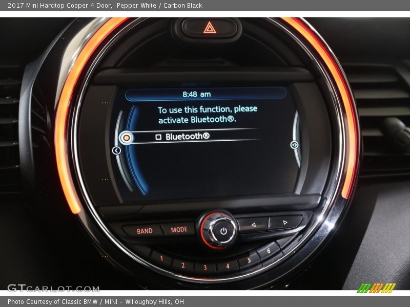 Pepper White / Carbon Black 2017 Mini Hardtop Cooper 4 Door