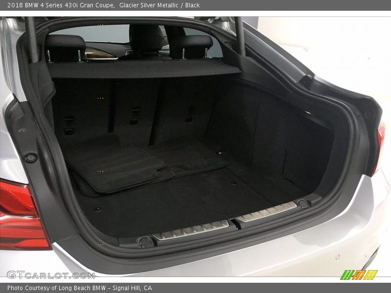 Glacier Silver Metallic / Black 2018 BMW 4 Series 430i Gran Coupe