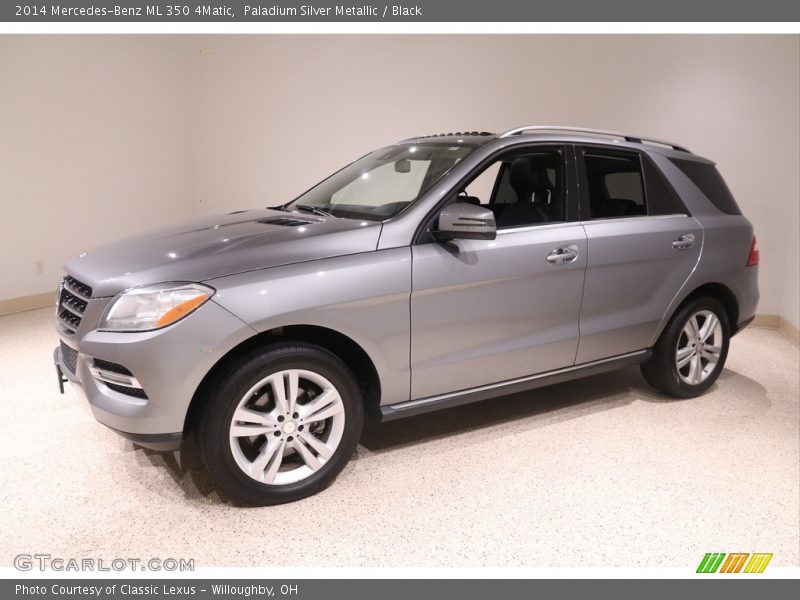 Paladium Silver Metallic / Black 2014 Mercedes-Benz ML 350 4Matic