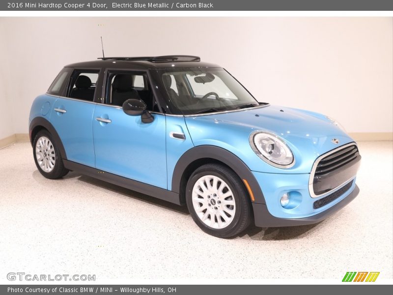 Electric Blue Metallic / Carbon Black 2016 Mini Hardtop Cooper 4 Door