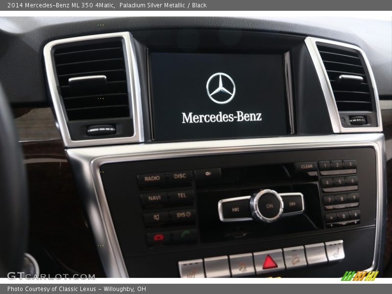 Paladium Silver Metallic / Black 2014 Mercedes-Benz ML 350 4Matic