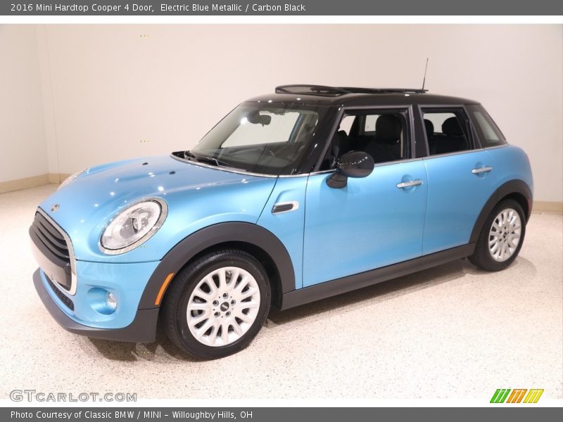 Electric Blue Metallic / Carbon Black 2016 Mini Hardtop Cooper 4 Door