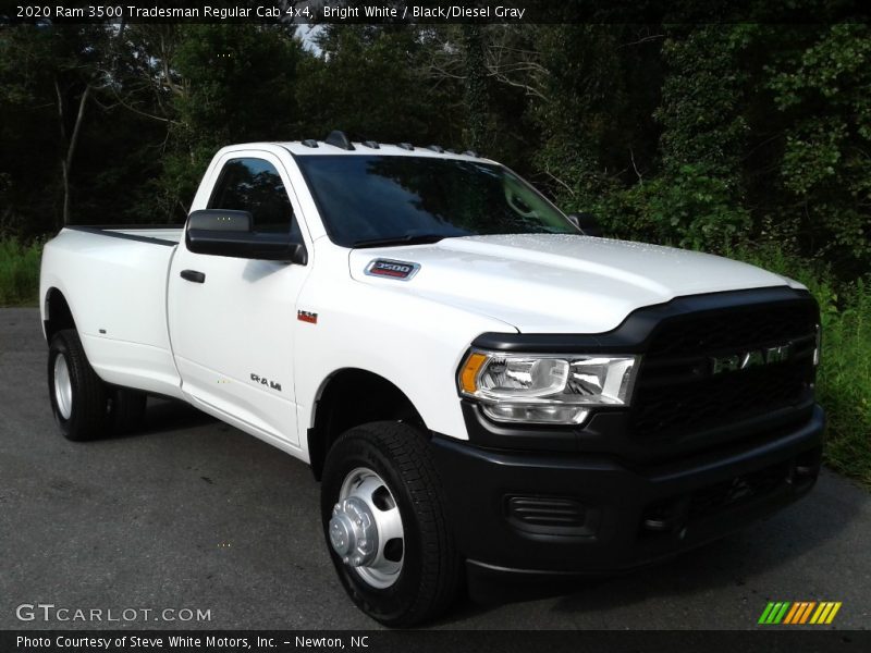 Bright White / Black/Diesel Gray 2020 Ram 3500 Tradesman Regular Cab 4x4