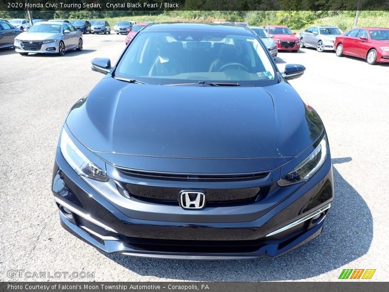 Crystal Black Pearl / Black 2020 Honda Civic Touring Sedan