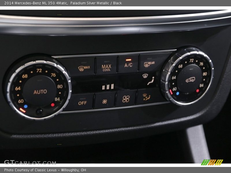 Paladium Silver Metallic / Black 2014 Mercedes-Benz ML 350 4Matic