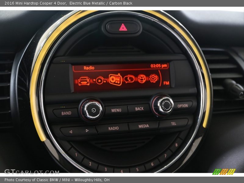 Electric Blue Metallic / Carbon Black 2016 Mini Hardtop Cooper 4 Door