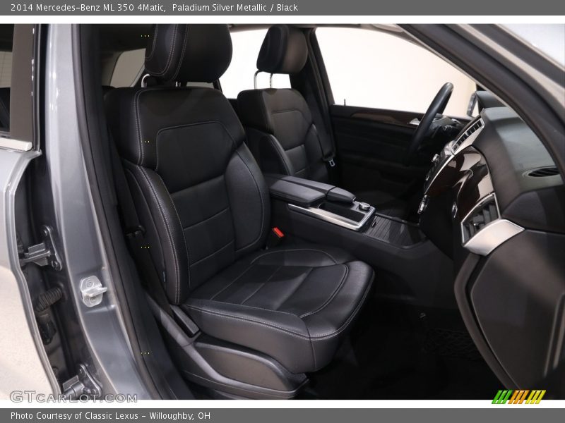 Paladium Silver Metallic / Black 2014 Mercedes-Benz ML 350 4Matic