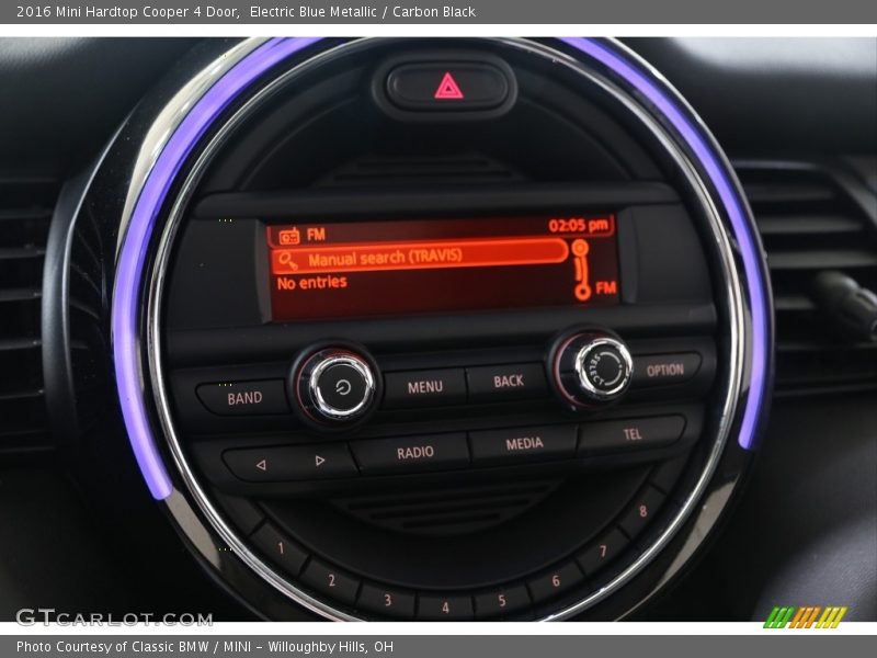 Electric Blue Metallic / Carbon Black 2016 Mini Hardtop Cooper 4 Door