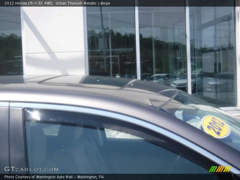 Urban Titanium Metallic / Beige 2012 Honda CR-V EX 4WD