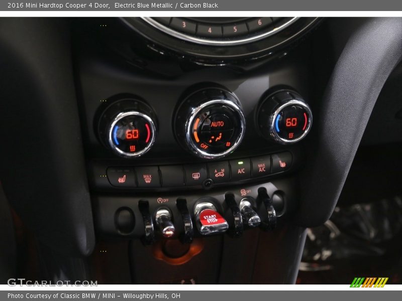 Electric Blue Metallic / Carbon Black 2016 Mini Hardtop Cooper 4 Door
