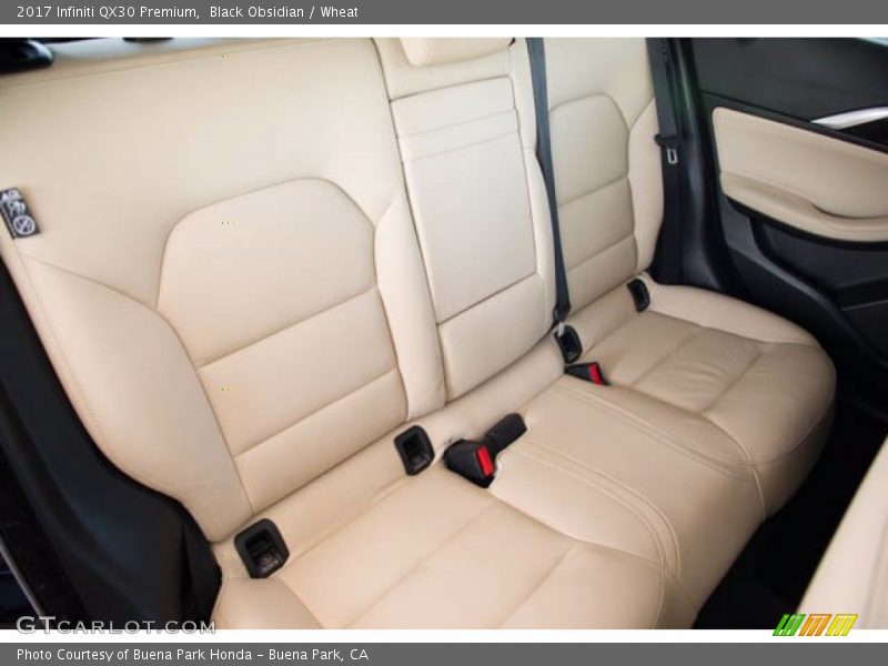 Rear Seat of 2017 QX30 Premium