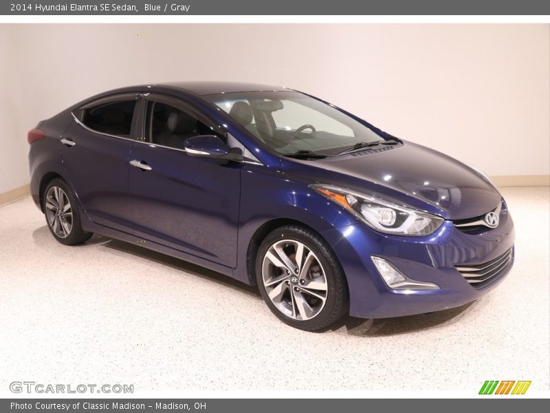 Blue / Gray 2014 Hyundai Elantra SE Sedan