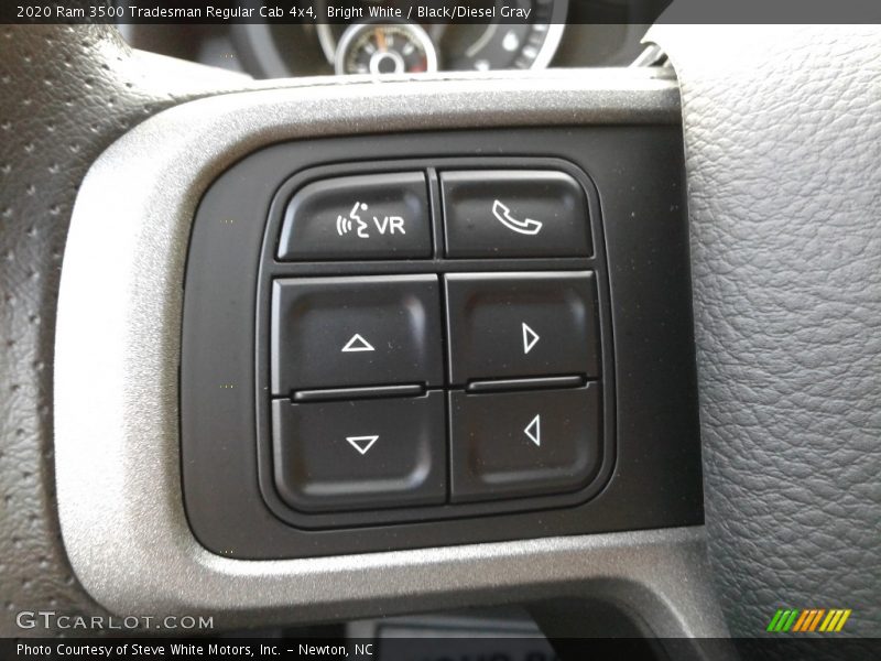 Bright White / Black/Diesel Gray 2020 Ram 3500 Tradesman Regular Cab 4x4