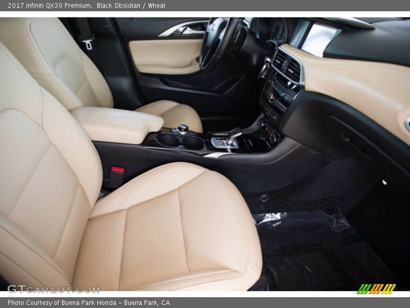 Front Seat of 2017 QX30 Premium