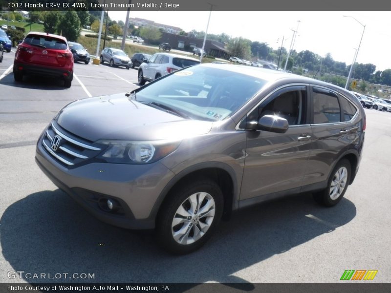 Urban Titanium Metallic / Beige 2012 Honda CR-V EX 4WD