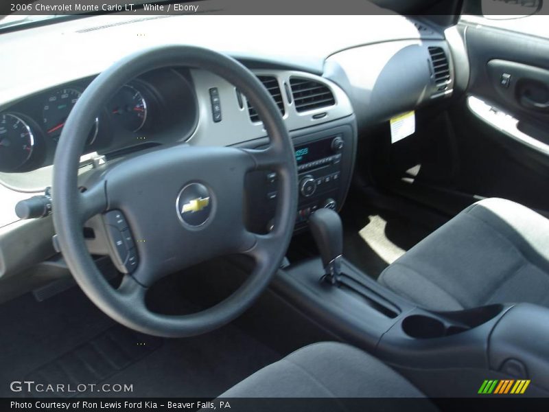 White / Ebony 2006 Chevrolet Monte Carlo LT