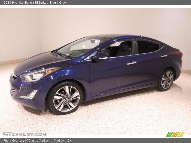 Blue / Gray 2014 Hyundai Elantra SE Sedan