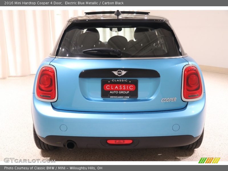 Electric Blue Metallic / Carbon Black 2016 Mini Hardtop Cooper 4 Door