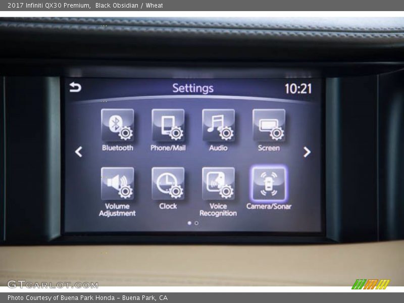 Black Obsidian / Wheat 2017 Infiniti QX30 Premium
