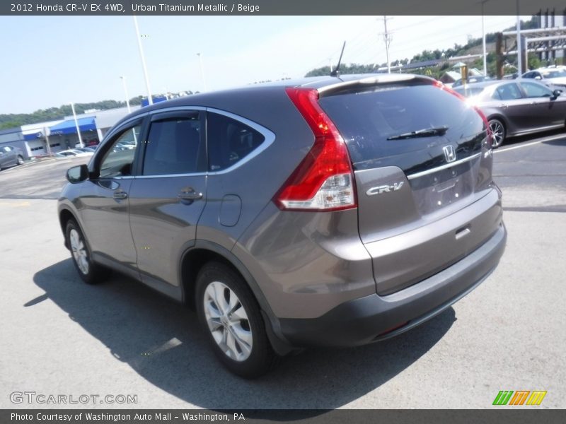 Urban Titanium Metallic / Beige 2012 Honda CR-V EX 4WD