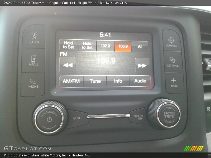 Bright White / Black/Diesel Gray 2020 Ram 3500 Tradesman Regular Cab 4x4