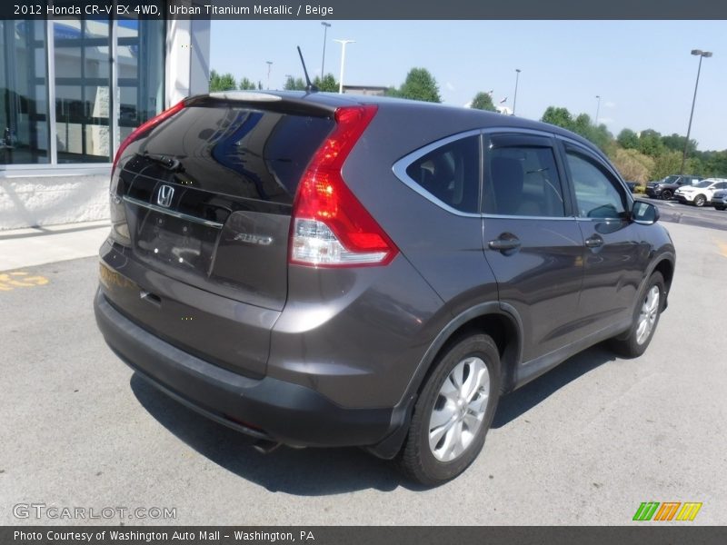 Urban Titanium Metallic / Beige 2012 Honda CR-V EX 4WD