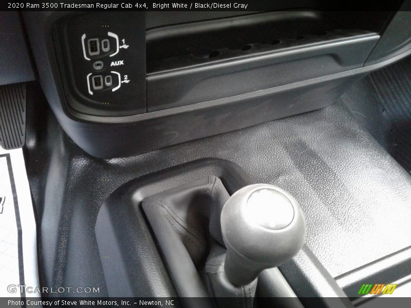 Bright White / Black/Diesel Gray 2020 Ram 3500 Tradesman Regular Cab 4x4