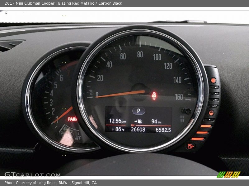 Blazing Red Metallic / Carbon Black 2017 Mini Clubman Cooper