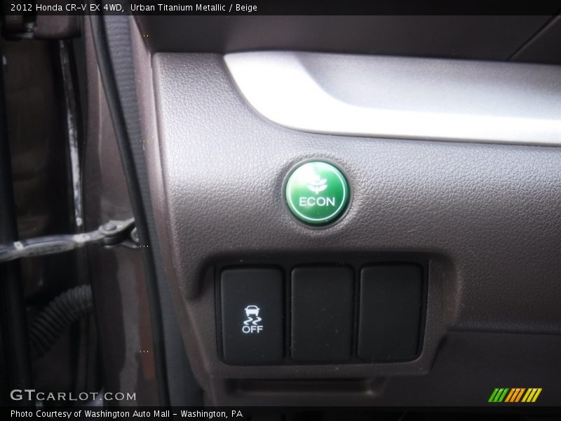 Urban Titanium Metallic / Beige 2012 Honda CR-V EX 4WD
